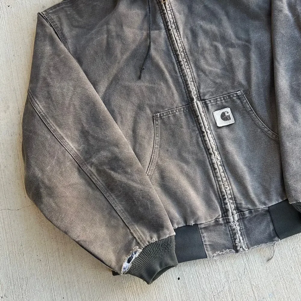 Carhartt J06 TMB brown hooded work wear jacket